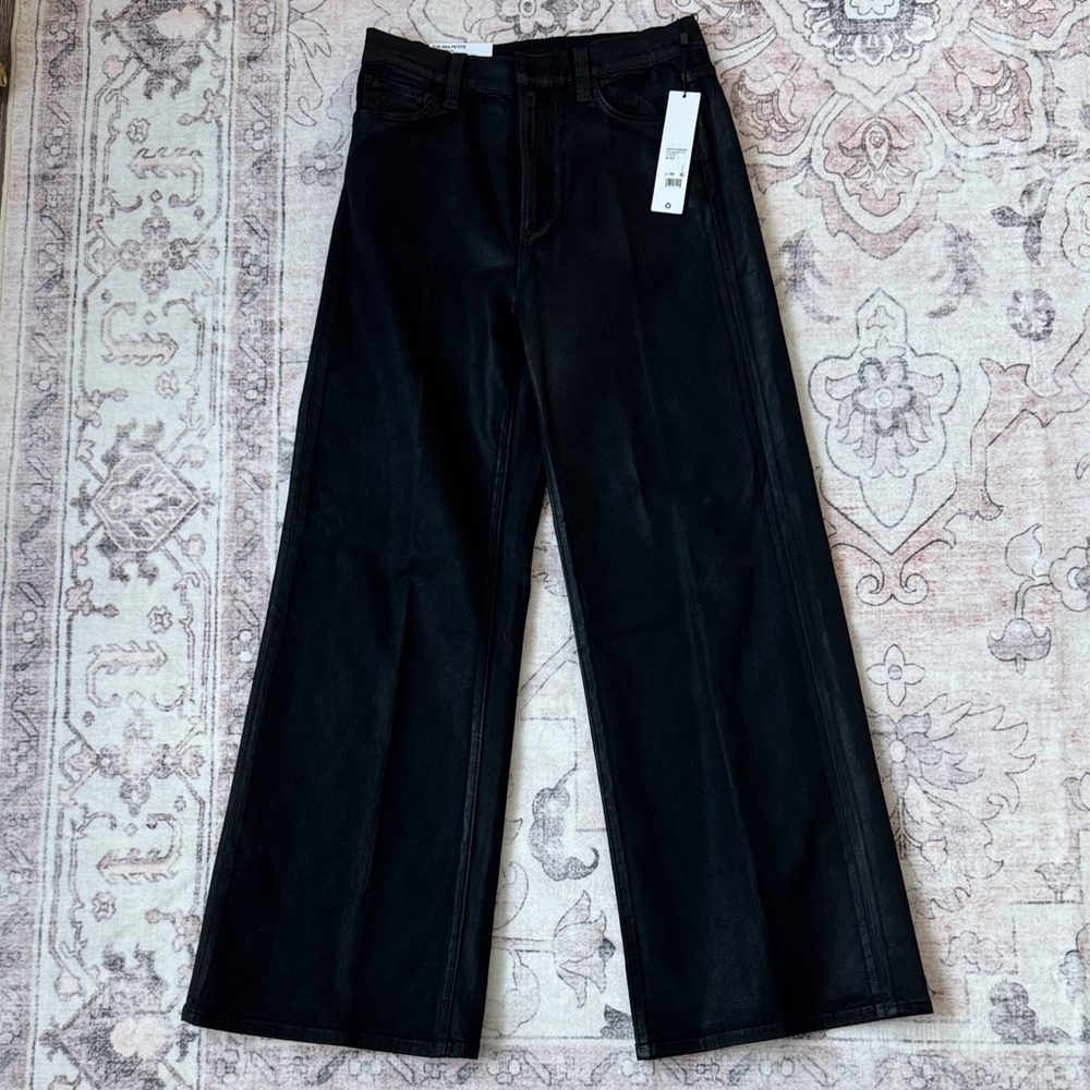Joe's Jeans Dark Flare Wide-Leg Denim